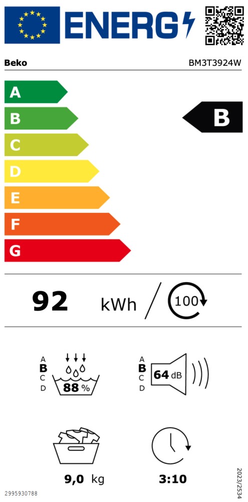 Beko Droogkast BM 3T3924 W