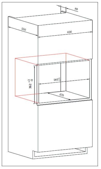 Beko Microgolfoven inbouw met grill BMGB 20212 B