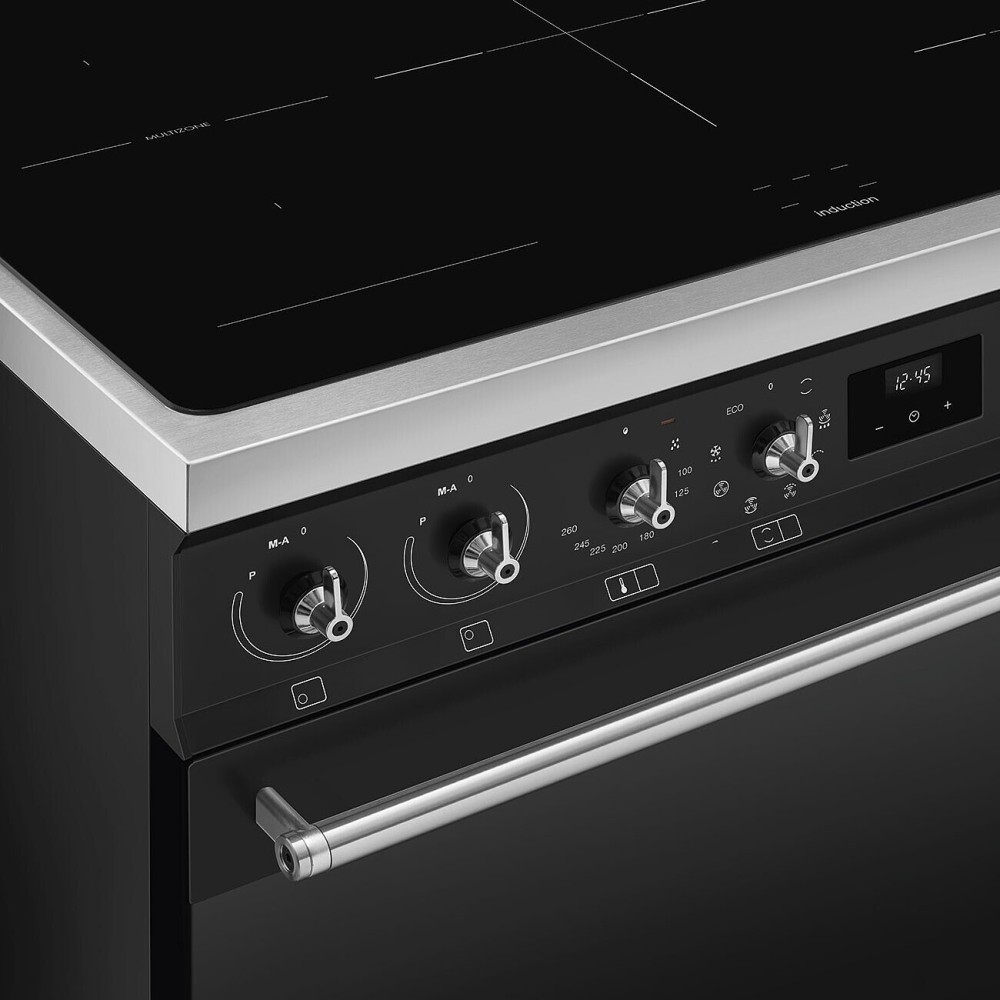 Smeg Fornuis inductie kookplaat  C 92IMMB 2