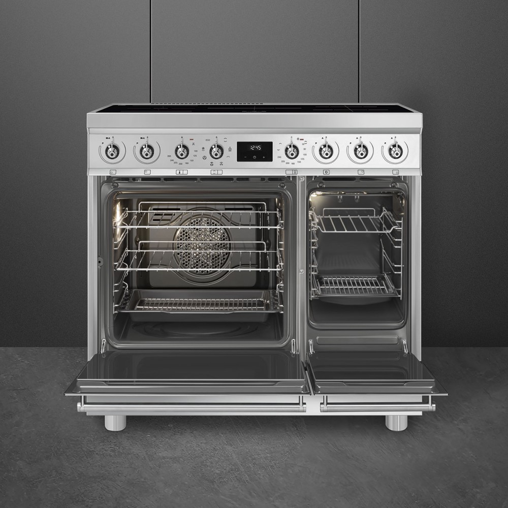 Smeg Fornuis inductie kookplaat C 92IMX 2