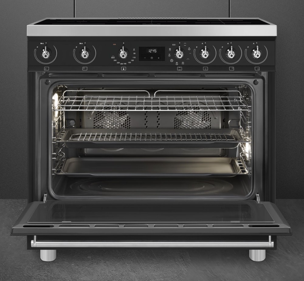 Smeg Fornuis inductie kookplaat C 9IMMB 2