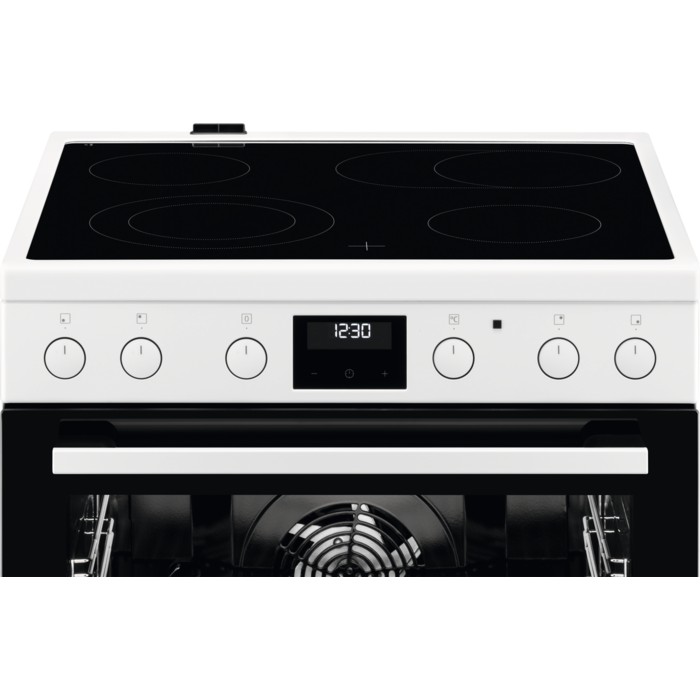 AEG Fornuis vitrokeramische kookplaat CCB 6441 BBW