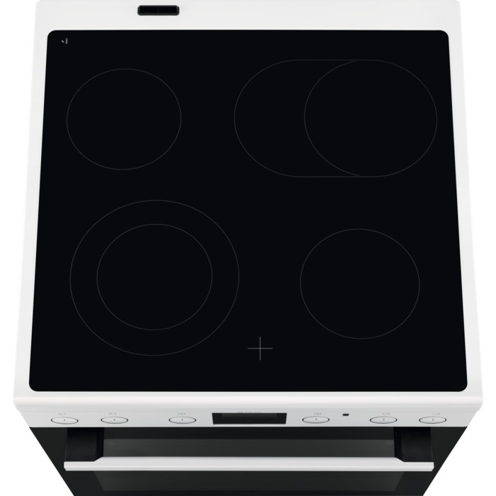 AEG Fornuis vitrokeramische kookplaat CCB 6441 BBW