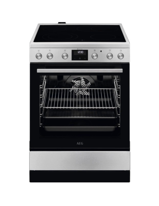 AEG Fornuis vitrokeramische kookplaat CCB 6443 BBM