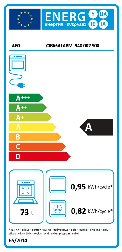 AEG Fornuis inductie kookplaat  CIB 6641 ABM