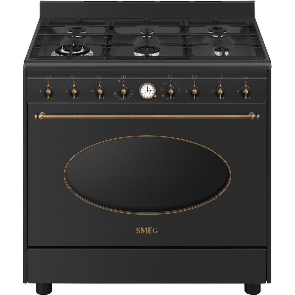 Smeg Fornuis gaskookplaat CO 90GMAN 2