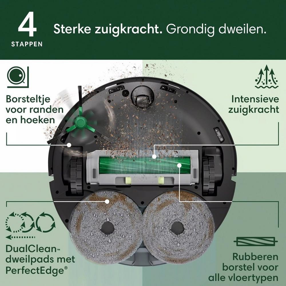 Roomba Robotstofzuigers iRobot Combo 505 Plus 