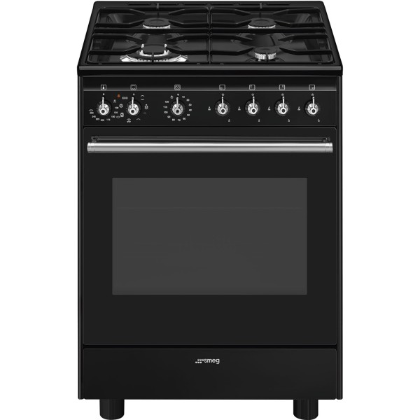 Smeg Fornuis gaskookplaat CX 61 GMBL