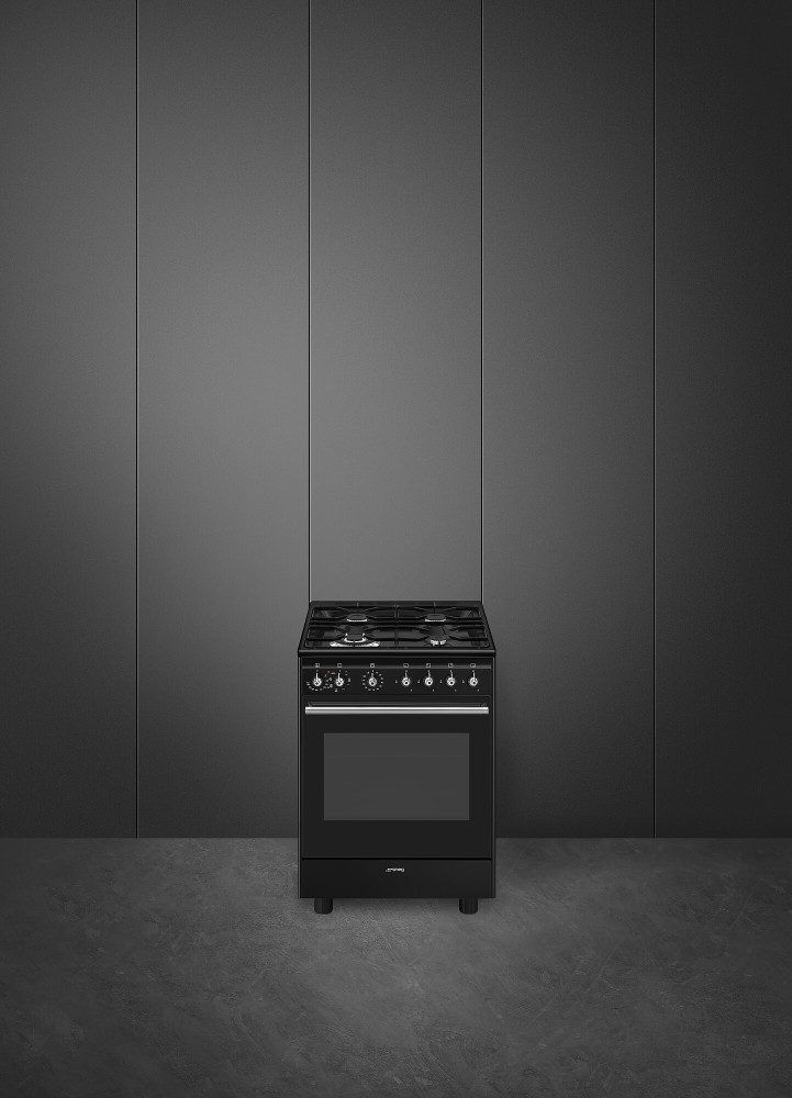 Smeg Fornuis gaskookplaat CX 61 GMBL