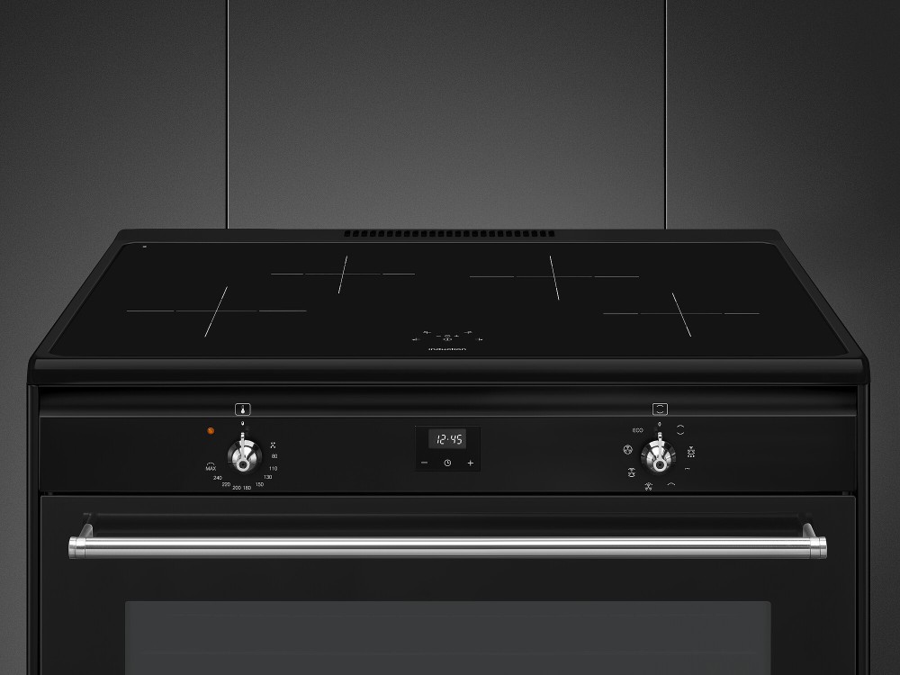 Smeg Fornuis inductie kookplaat CX 91 IMBL