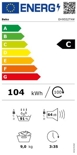 Beko Droogkast DH 9552 TXW