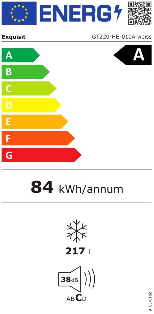 Exquisit Diepvrieskisten GT 220-HE-010 A