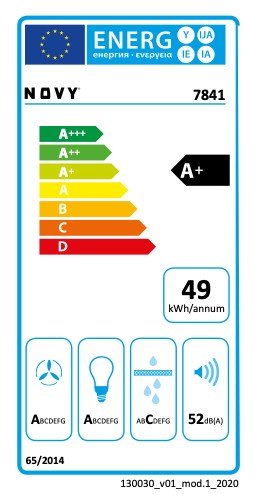 Novy Dampkap wand/schouw 7841