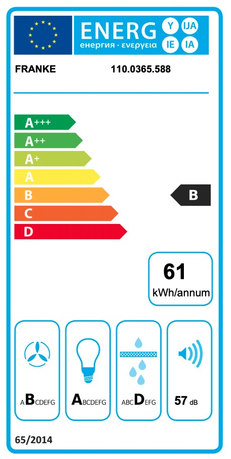 Franke Dampkap in het werkblad FDW 908 IBXS