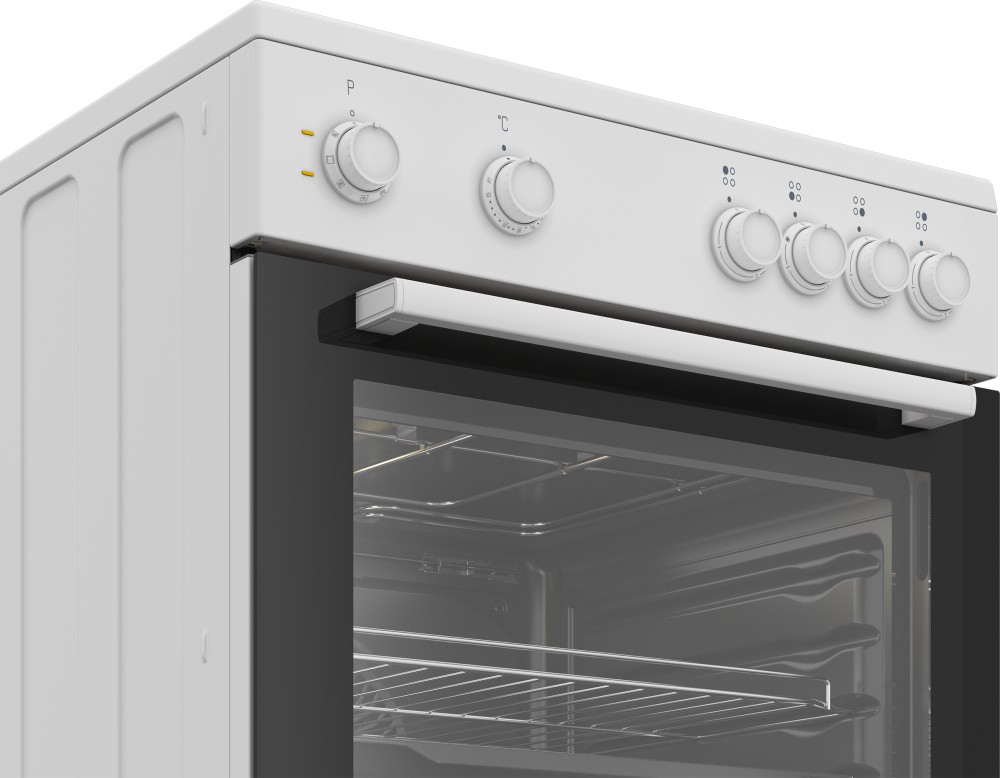 Beko Fornuis vitrokeramische kookplaat FBM 6701 W