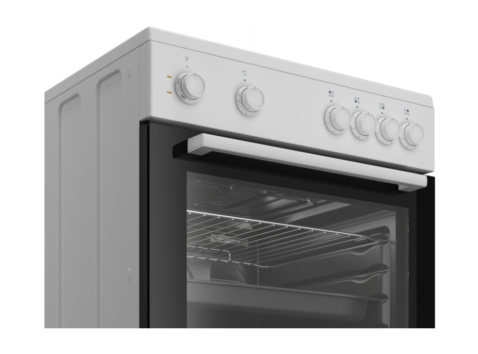 Beko Fornuis elektrische kookplaat FBS 66000 GW