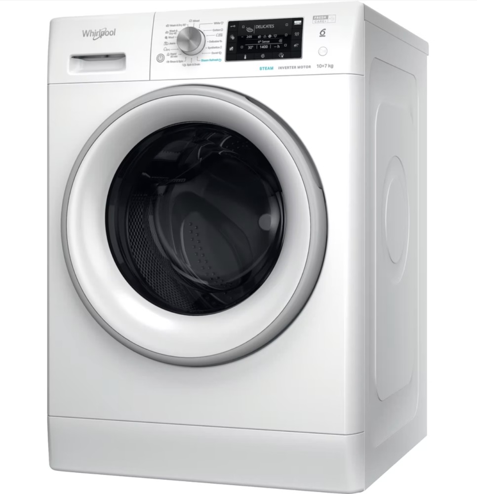 Whirlpool Was en droog combinatie FFWDD 1076258 SV EE