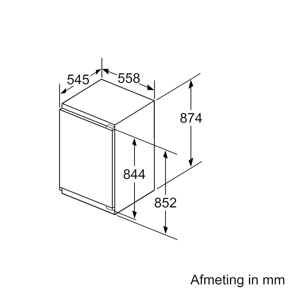 Siemens Diepvries inbouw 88cm GI 21VAFE 0