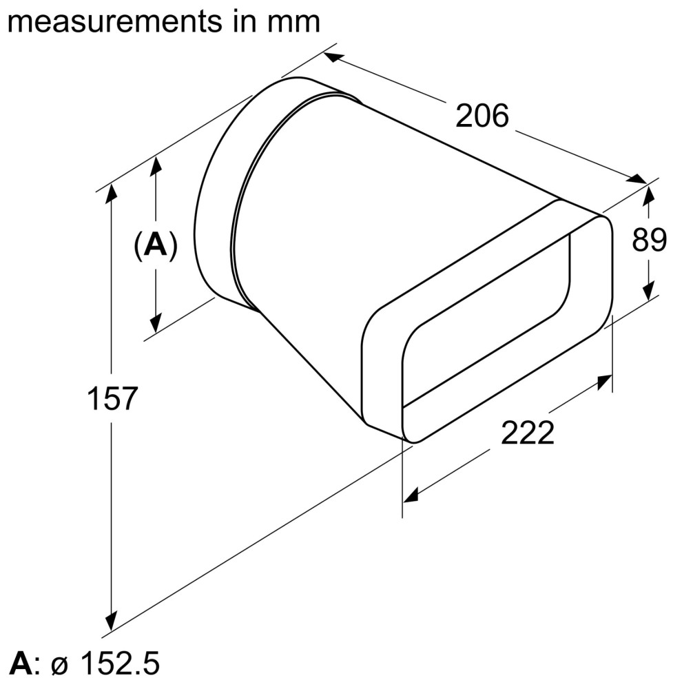 Bosch Dampkap toebehoren HEZ 9VDSI 0