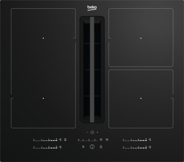 Beko Kookplaat met ingebouwde dampafzuiging HIXI 64700 UF
