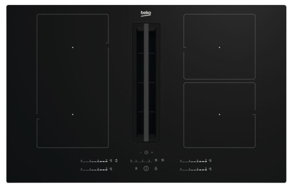 Beko Kookplaat met ingebouwde dampafzuiging HIXI 84700 UF