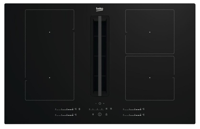 Beko Kookplaat met ingebouwde dampafzuiging HIXI 84700 UF