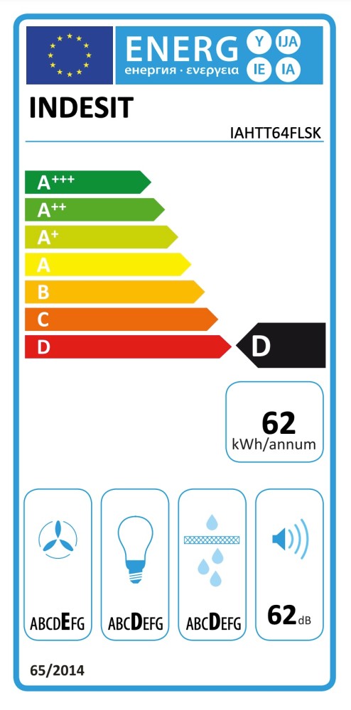 Indesit / by Whirlpool Dampkap telescopisch IAHTT 64 FLSK