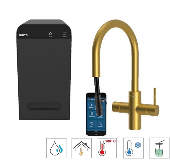 Unito Unito  Infinity G 3 Cosmos+pullout Goud - Vooraanzicht