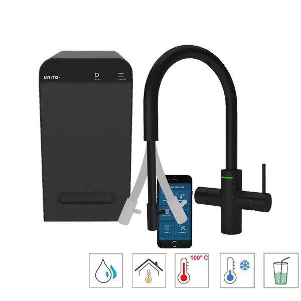 Unito Unito  Infinity G 3 Cosmos+pullout Zwart - Vooraanzicht