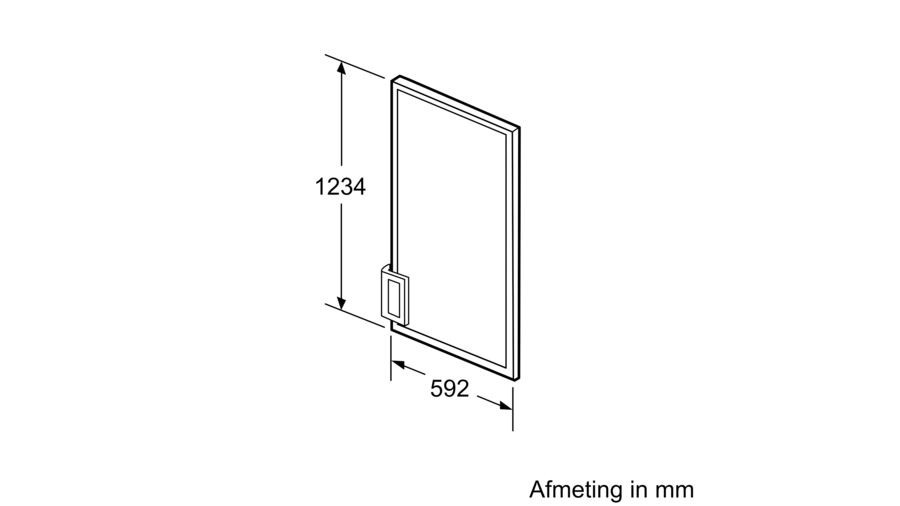 Bosch Koelkast inbouw 122 cm hoog KFZ 40AX 0