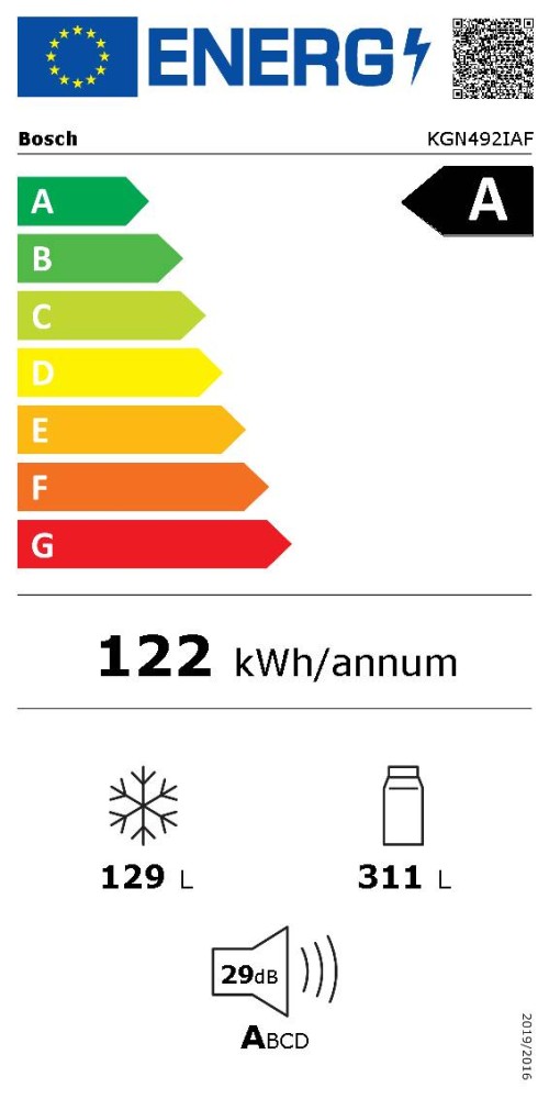 Bosch Koelvriescombinatie  KGN 492 IAF