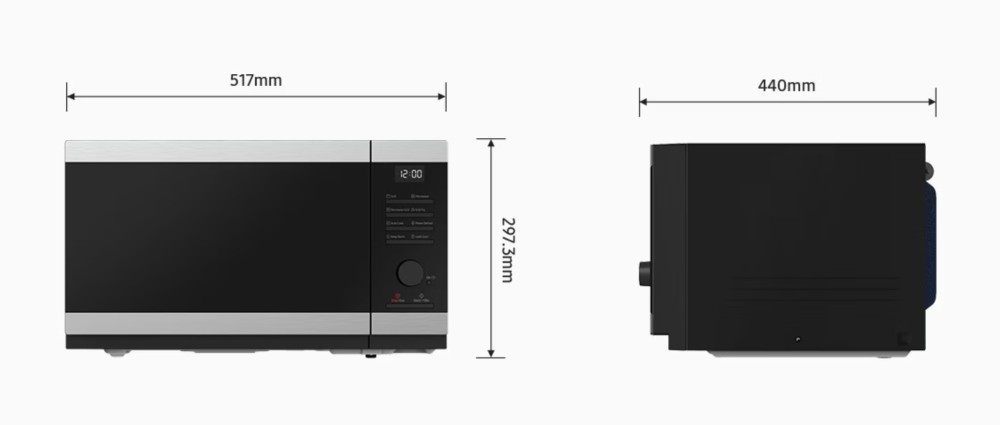 Samsung Microgolfoven vrijstaand MS 32DG4504ATE 1