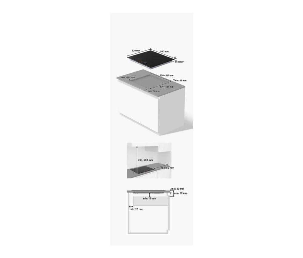 Samsung Kookplaat inductie NZ 64B5066 FK