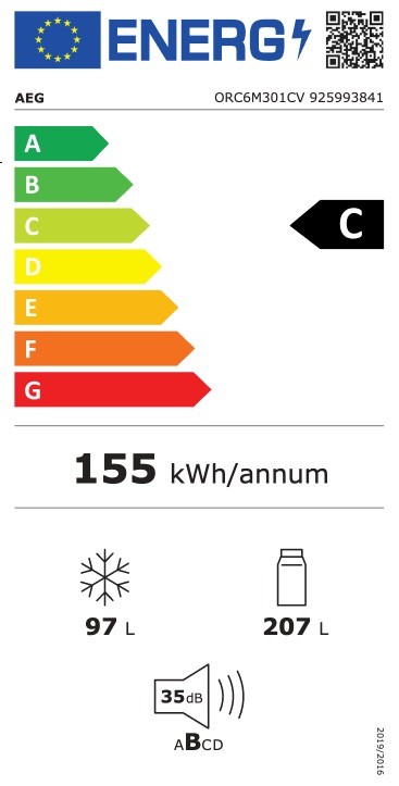 AEG Koelvriescombinatie ORC 6M301 CV