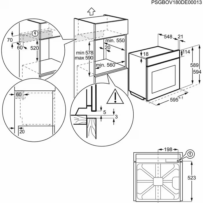 AEG Multifunctie oven OU 5PB40 SK