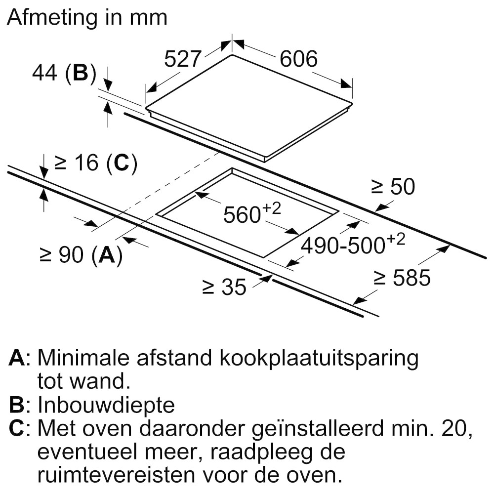 Bosch Kookplaat vitrokeramisch PKF 675FP2 E