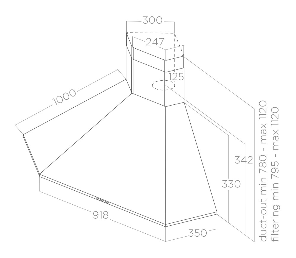 Elica Dampkap wand/schouw PRF 0121267 A 