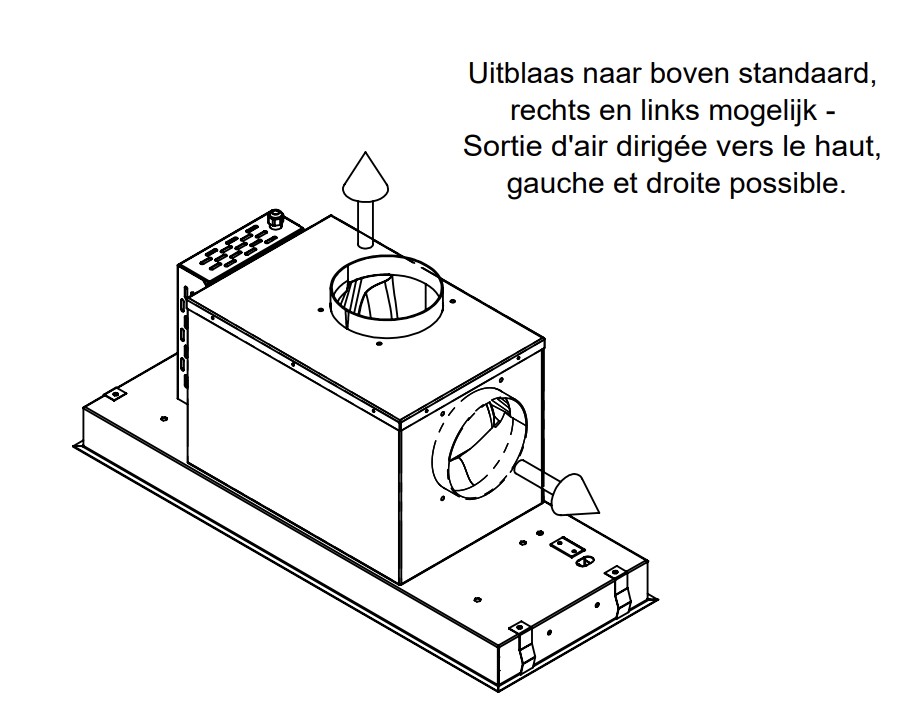 Venduro Dampkap inbouwgroep RASMALL 80