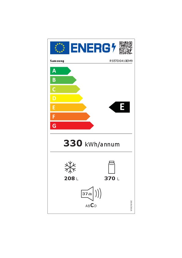 Samsung Side/Side + 3 en 4 deurs RS 57DG410EM9 EF
