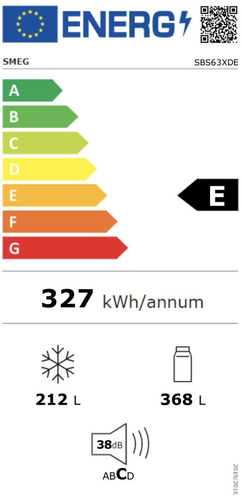 Smeg Side/Side + 3 en 4 deurs SBS 63 XDE