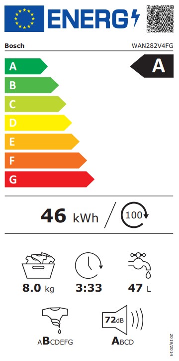 Bosch Wasmachine WAN 282V4 FG