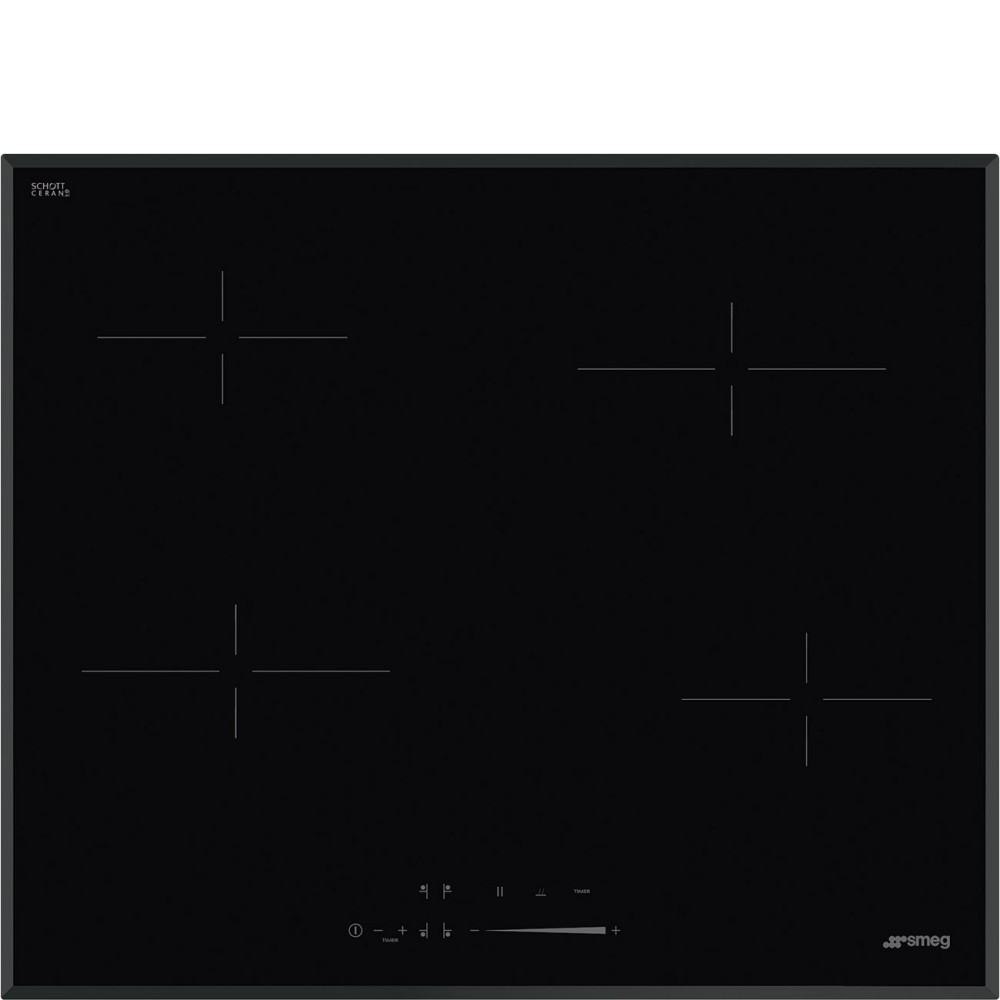 Smeg Kookplaat vitrokeramisch SE 464 TB