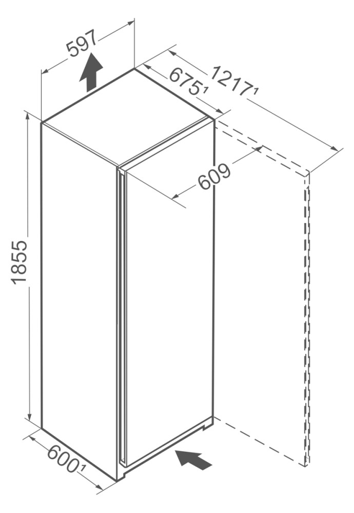 Liebherr Diepvries SFNSFD 522722