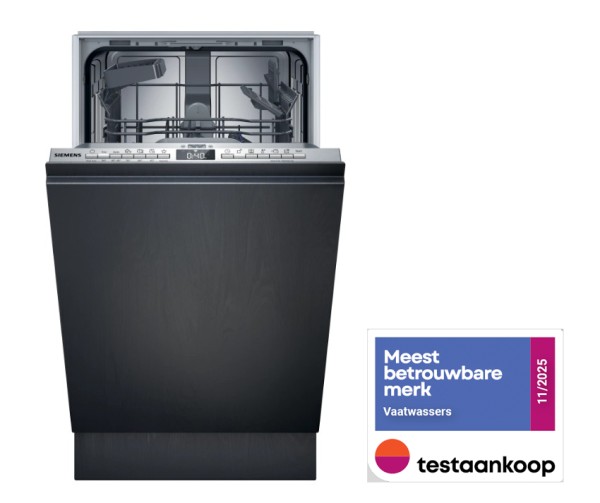 Siemens Vaatwasser volledig integreerbaar 45cm SR 63EX25 KE