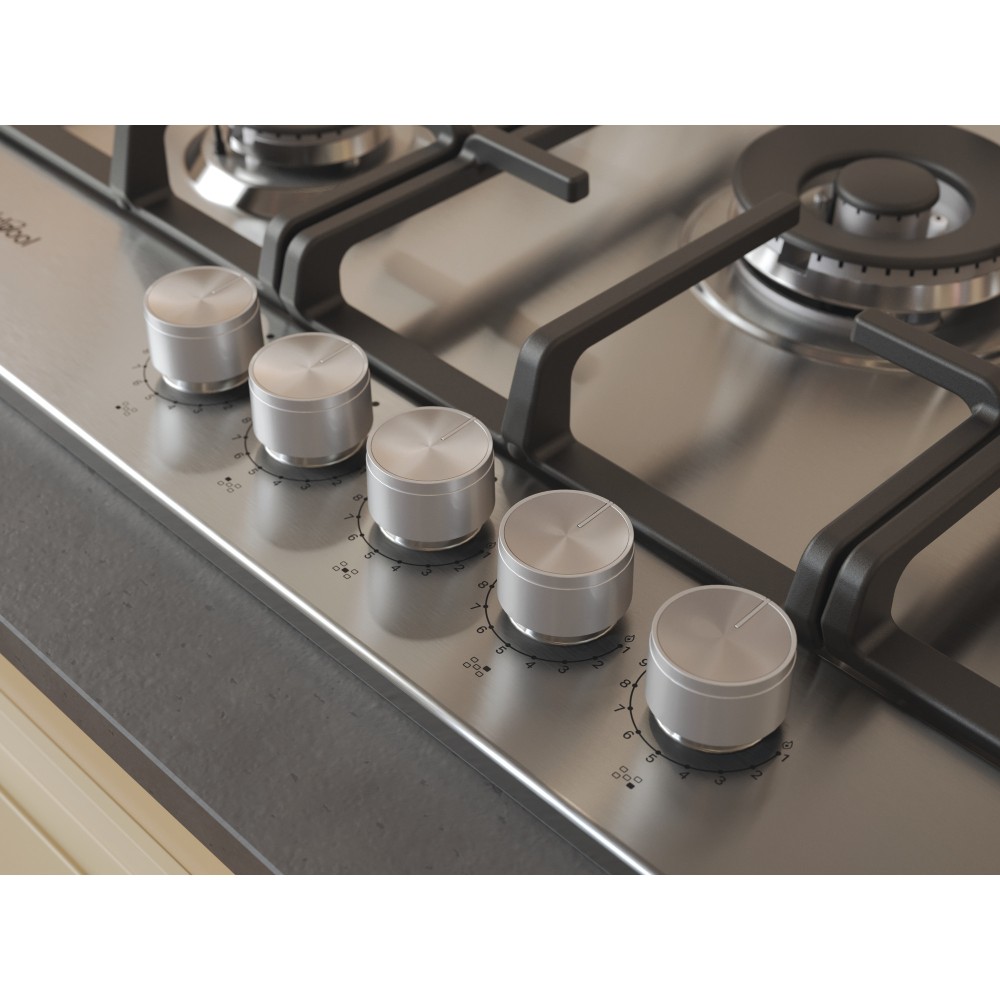 Whirlpool Kookplaat  gas TKRL 761 IXK