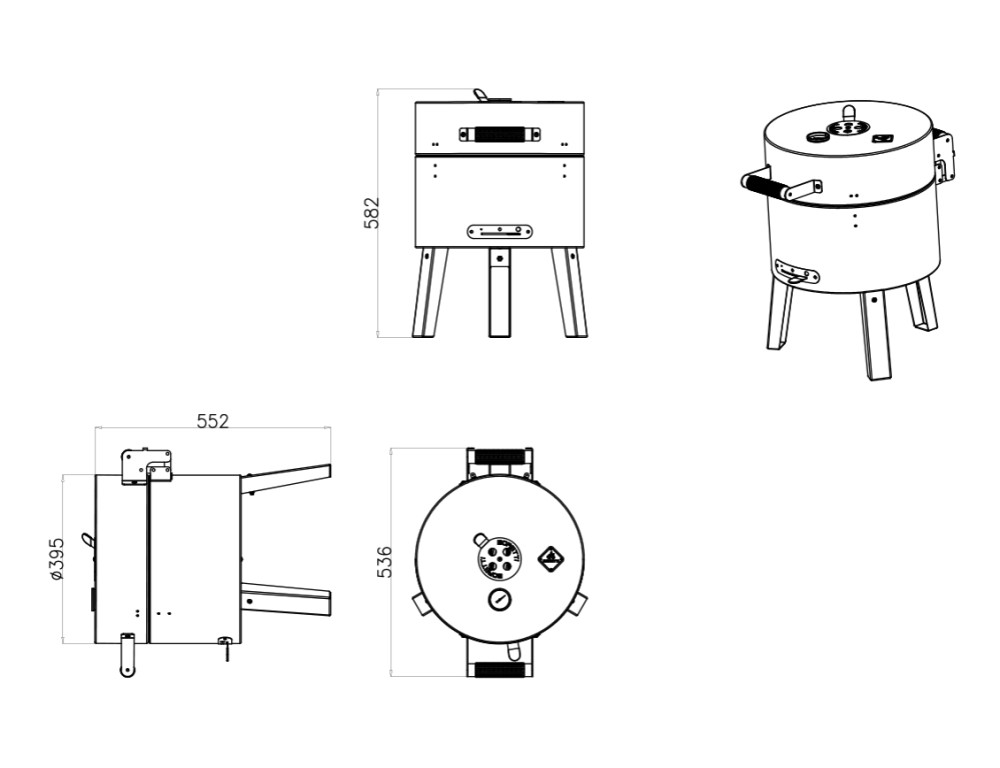 Boretti Barbeques / Outdoor kitchen TONELLO