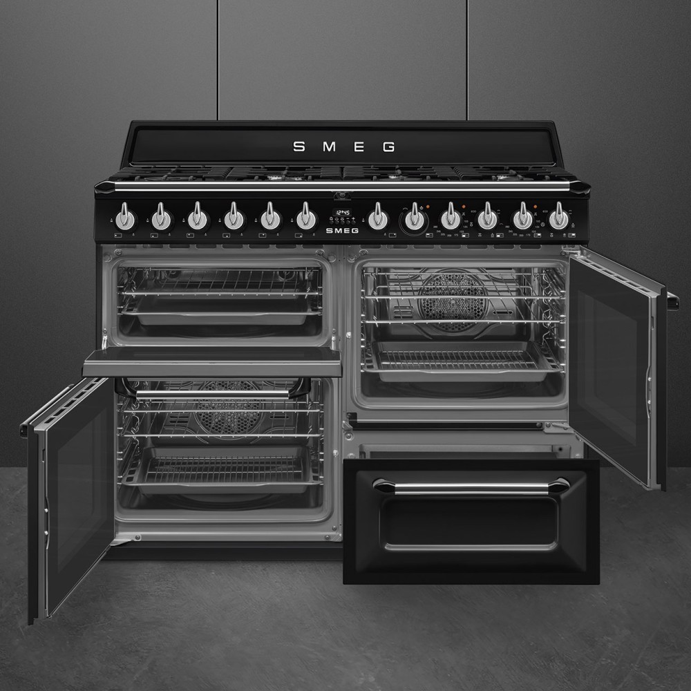 Smeg Fornuis gaskookplaat TR 4110BL 1