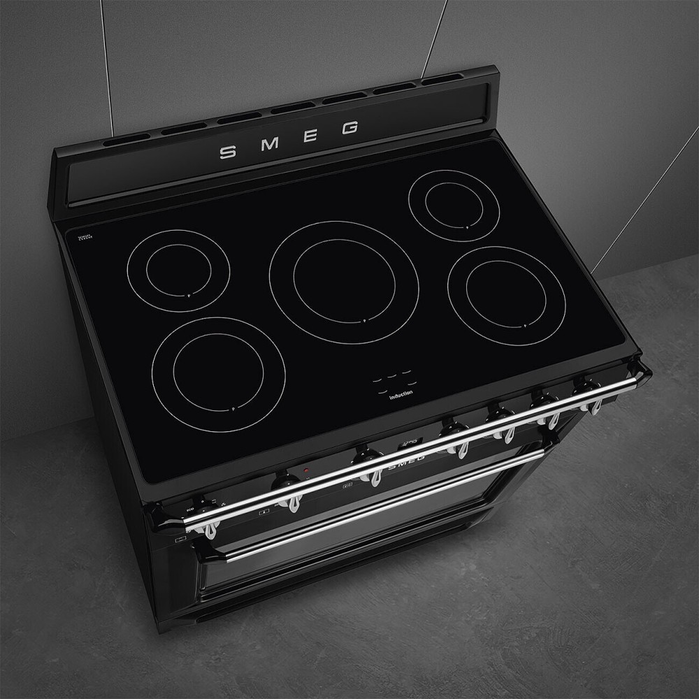 Smeg Fornuis inductie kookplaat TR 90 IMBL