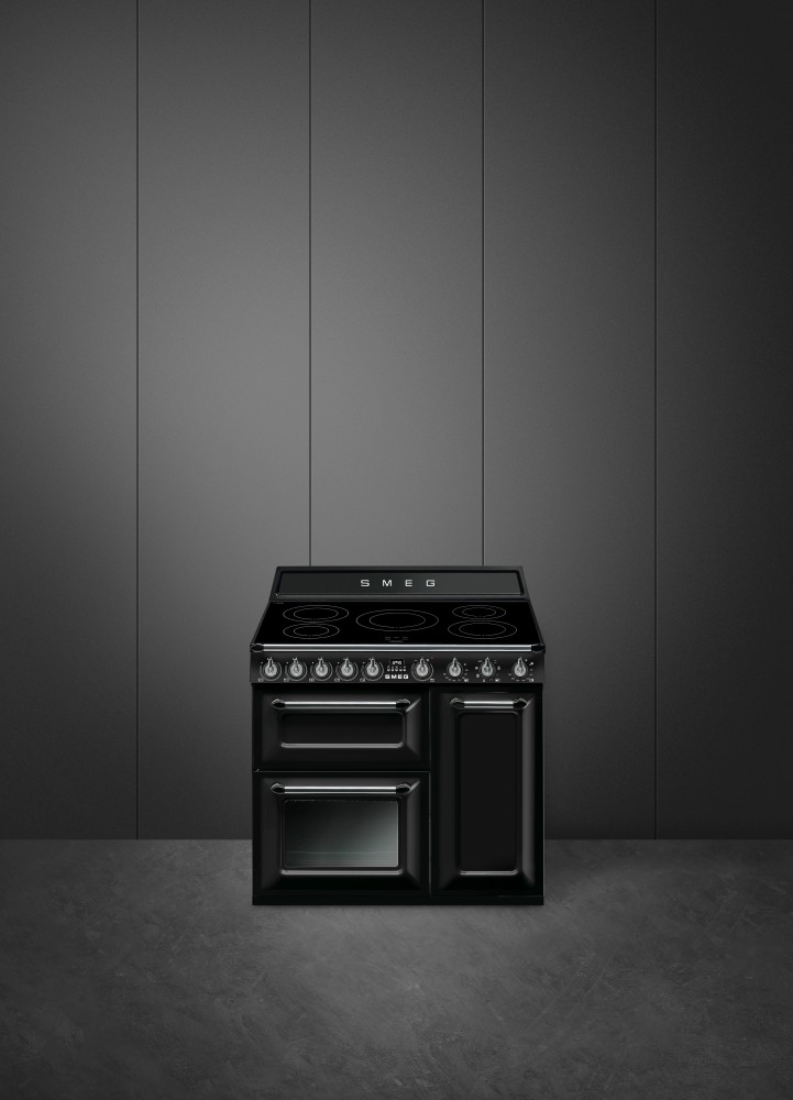 Smeg Fornuis inductie kookplaat TR 93IBL 2