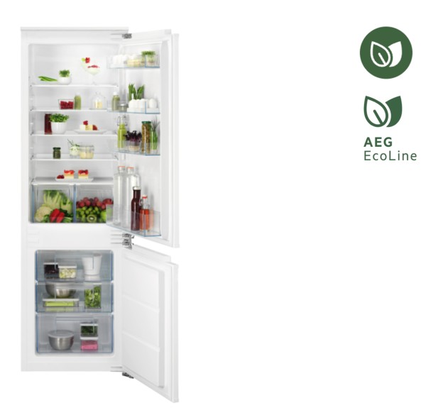 AEG Koelvriescombinaties inbouw TSC 5S181 DF